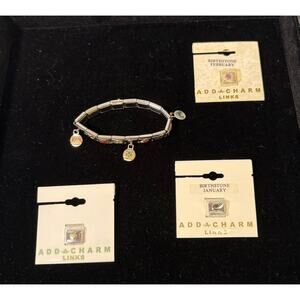 READY TO WEAR Italian Charm Bracelet with 19 Mixed Vintage Charms – Unique Gift